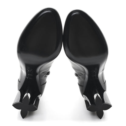 Louis Vuitton Calfskin Uniformes Silhouette Ankle Boots 38.5 Black 6 of 8
