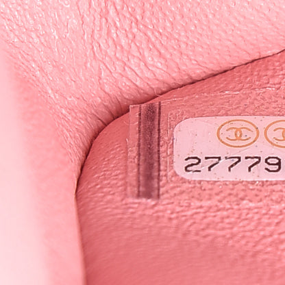 Chanel Lambskin Quilted Mini Rectangular Flap Pink 9 of 11