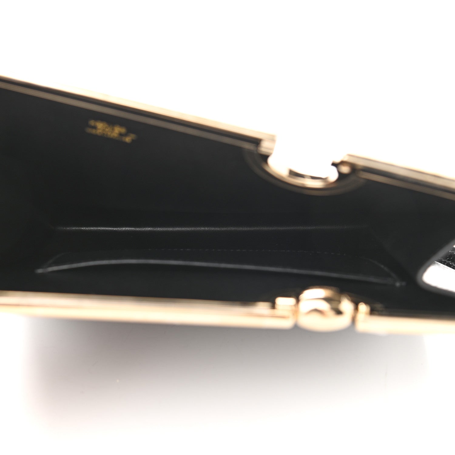 Hermes Niloticus Lizard Mors De Bride Bag Black 5 of 9