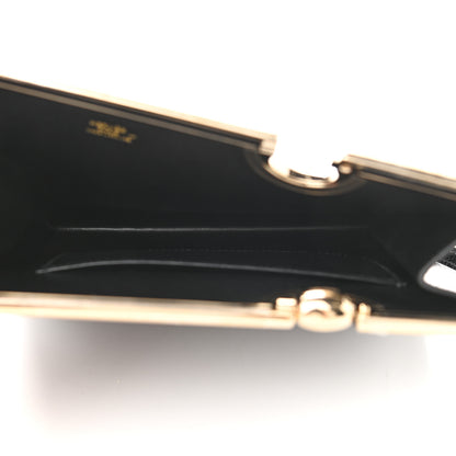 Hermes Niloticus Lizard Mors De Bride Bag Black 5 of 9