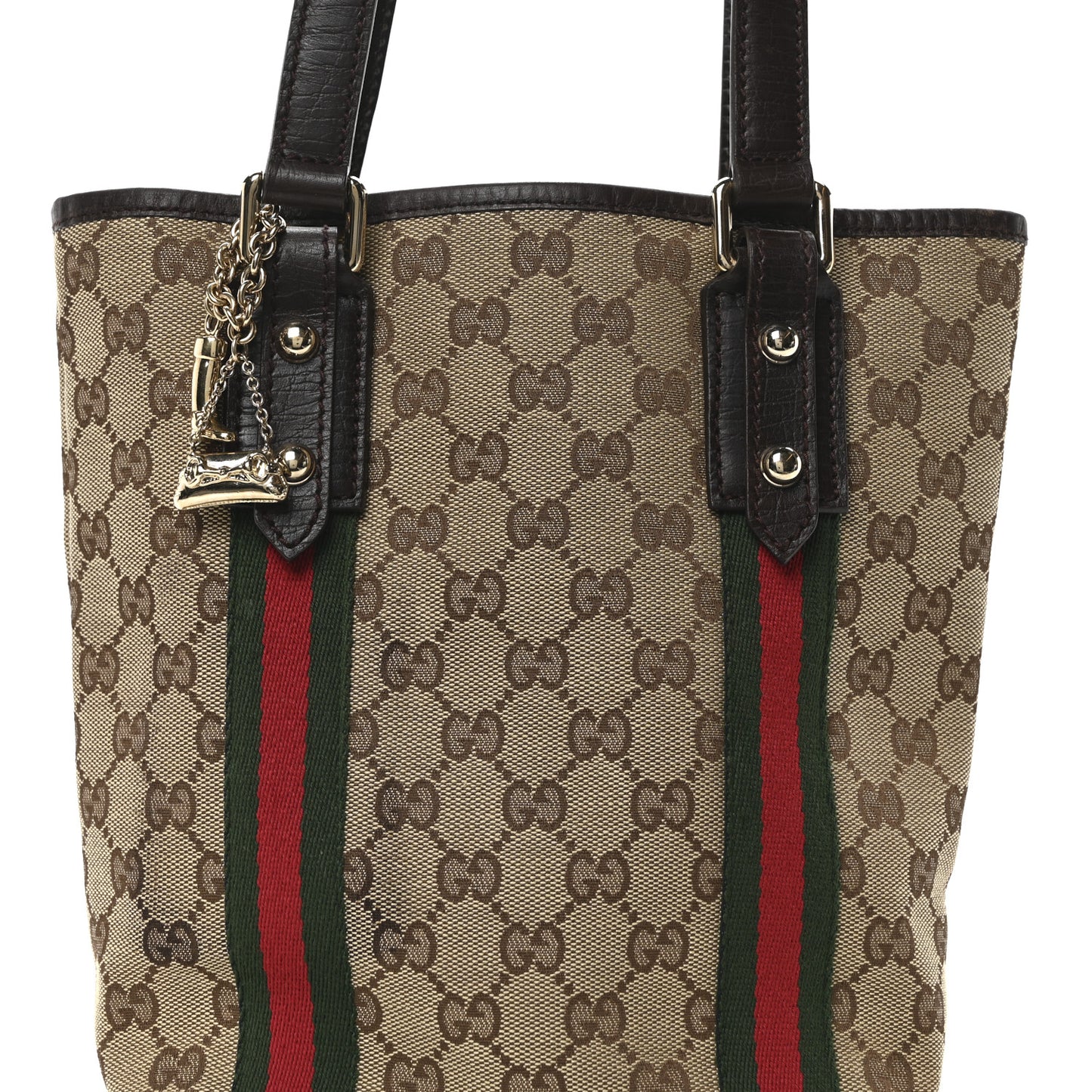 Monogram Web Small Jolicoeur Shopper Tote Dark Brown