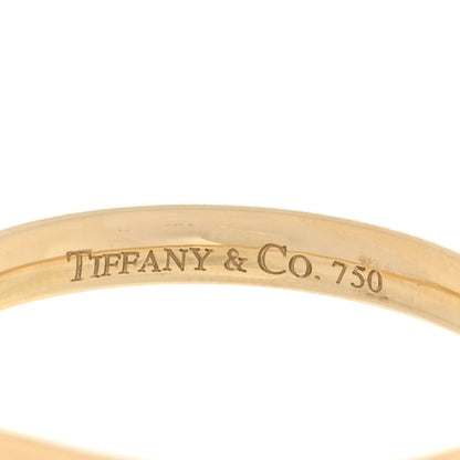 Tiffany 18K Yellow Gold Diamond Elsa Peretti Wedding Band Ring 49 5 4 of 5