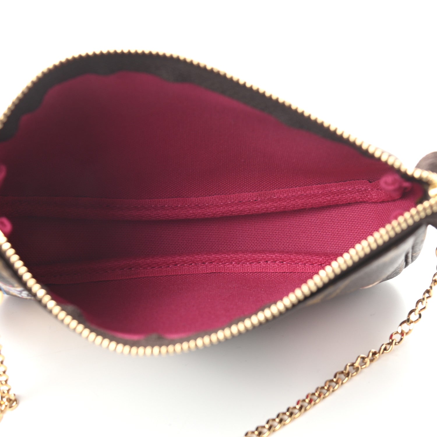 Louis Vuitton Monogram 2020 Christmas Animation Roller Coaster Mini Pochette Accessories Pivoine 4 of 6