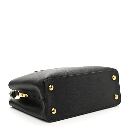 Louis Vuitton Taurillon Capucines PM Black 3 of 7