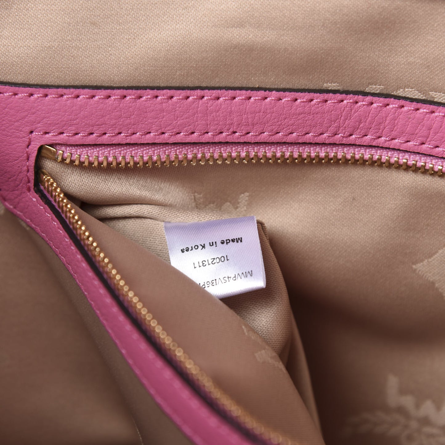 Visetos Calfskin Medium Anya Shopper Tote Pink Cognac