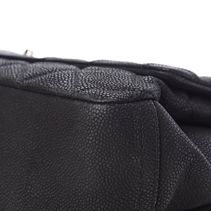 Chanel Iridescent Caviar Quilted Medium Lady Pearly Flap Black 14 of 16