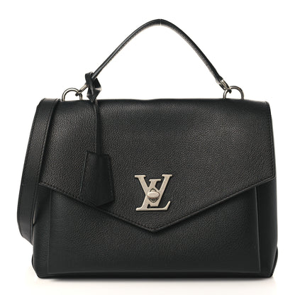 Louis Vuitton Soft Calfskin My Lockme Top Handle Black 1 of 8