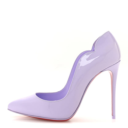 Christian Louboutin Patent Hot Chick 100 Pumps 37 Lilac Smoke 1 of 8