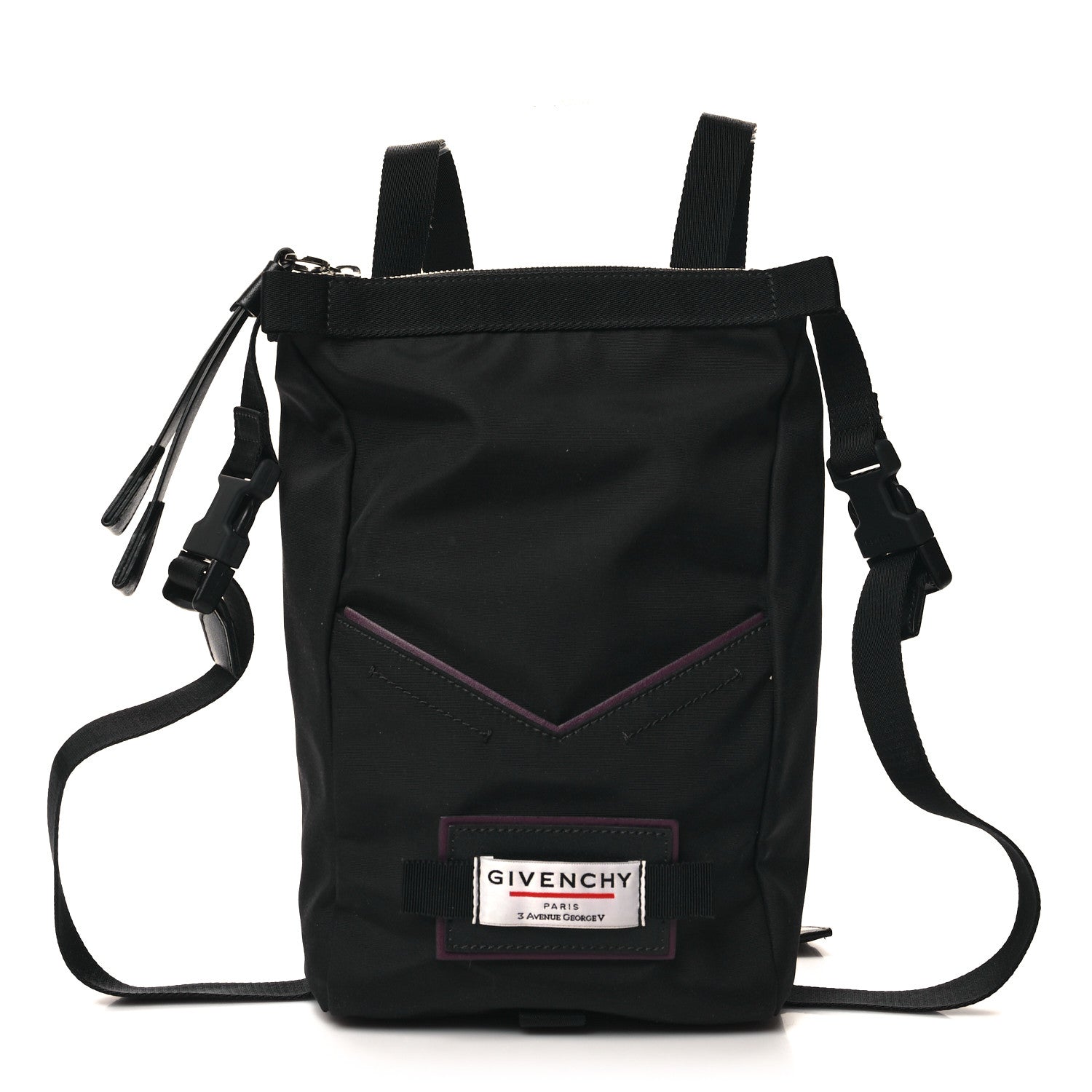 Givenchy Nylon Mini Downtown Backpack Black 1 of 10