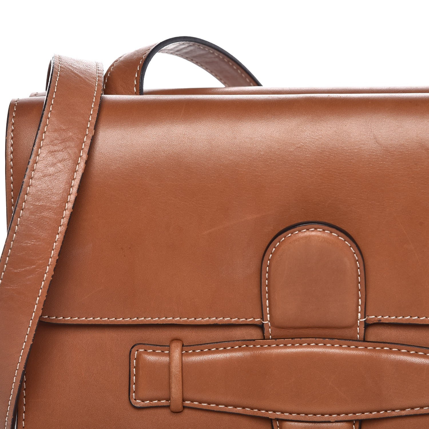 Celine Natural Calfskin Medium Symmetrical Bag Chestnut 11 of 18