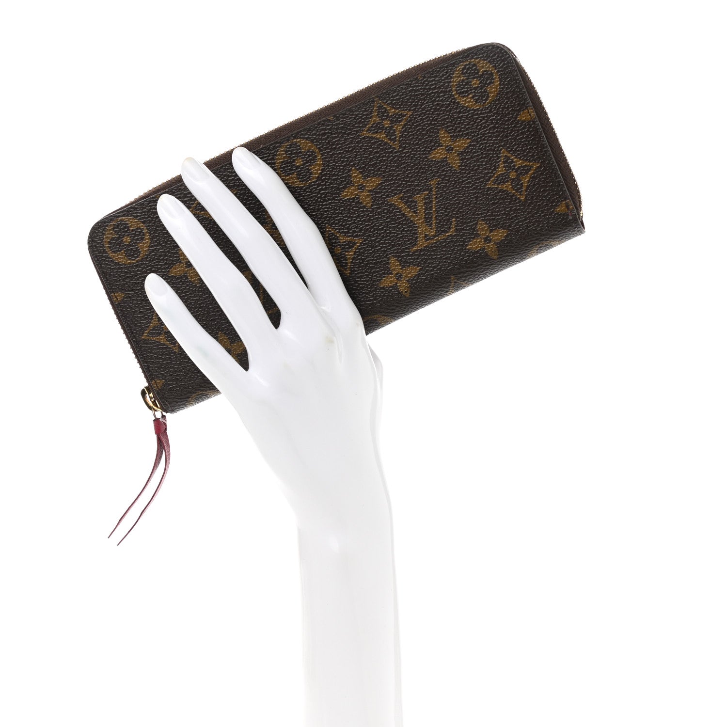 Louis Vuitton Monogram Clemence Wallet Fuchsia 2 of 7