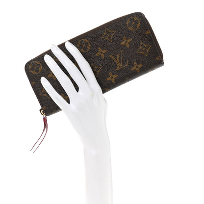 Louis Vuitton Monogram Clemence Wallet Fuchsia 2 of 7