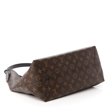 Louis Vuitton Monogram Flower Hobo Black 4 of 10