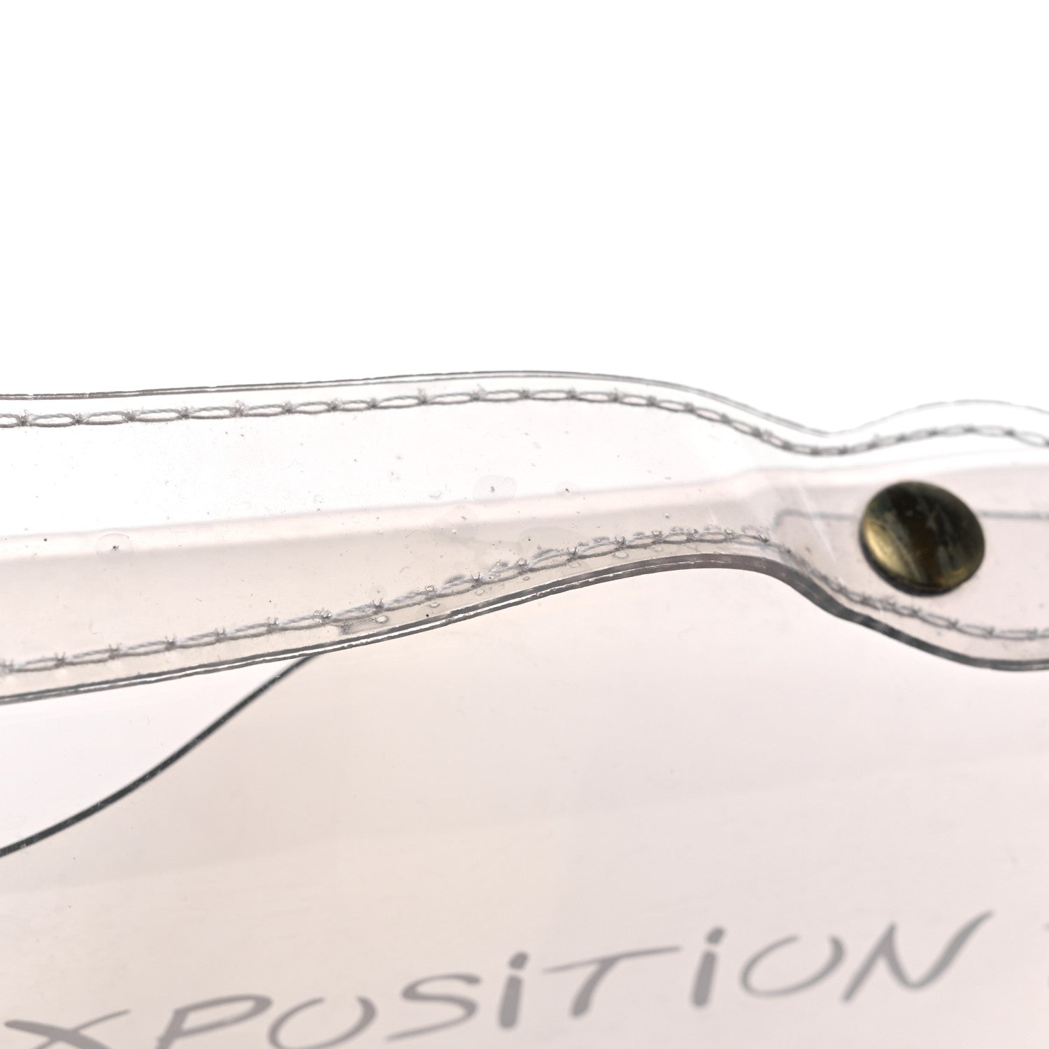 Hermes Vinyl Souvenir De L'Exposition Kelly Transparent 12 of 14