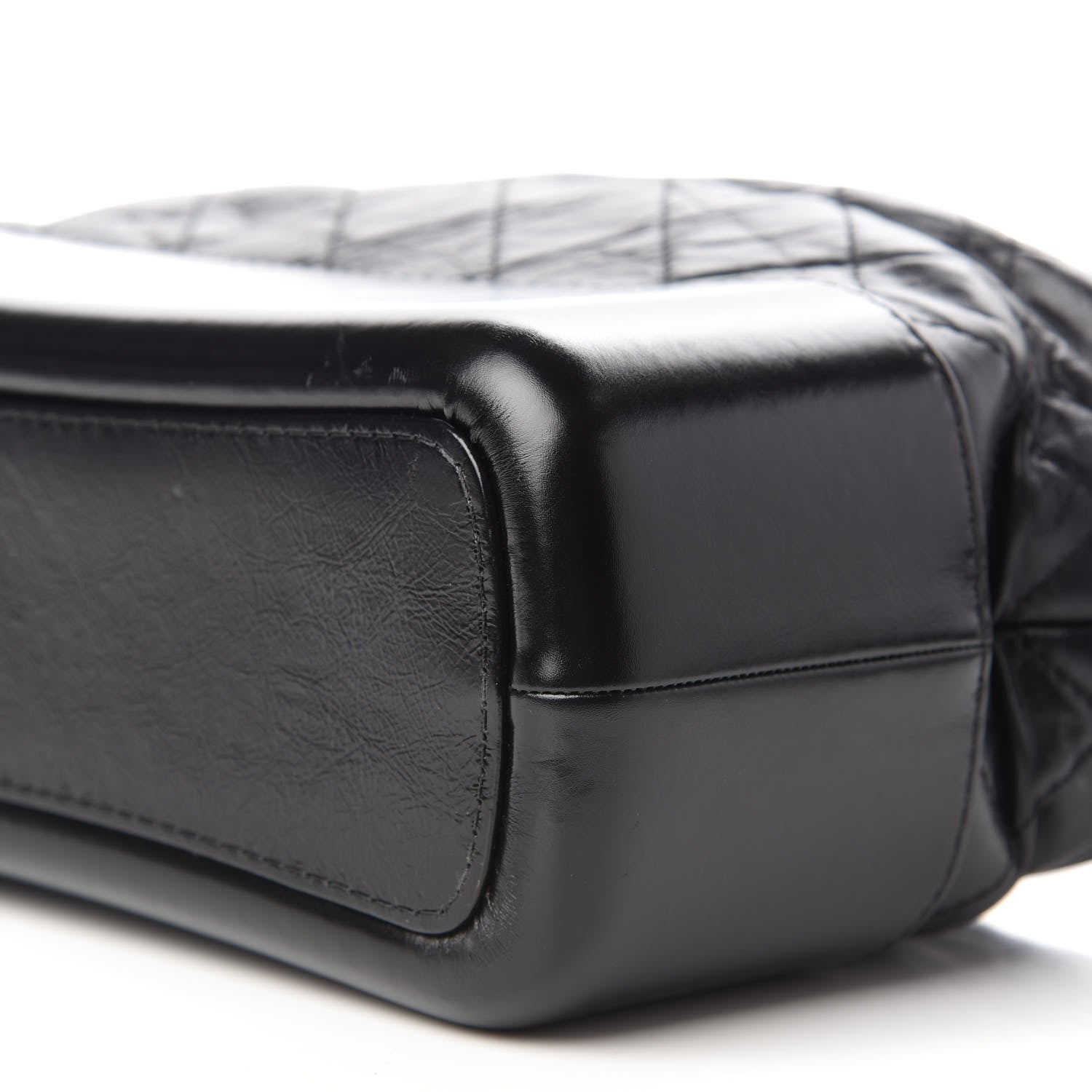 Chanel Aged Calfskin Quilted Medium Gabrielle Hobo Black 9 of 9