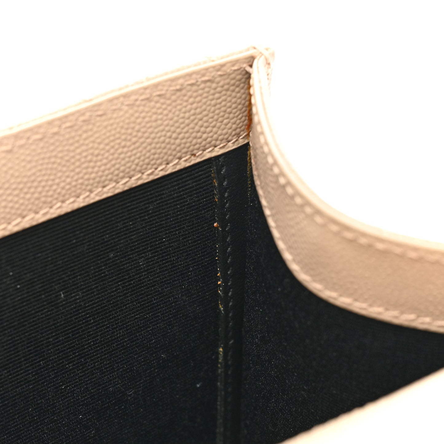 Grain De Poudre Textured Mixed Matelasse Medium Triquilt Monogram Satchel Dark Beige