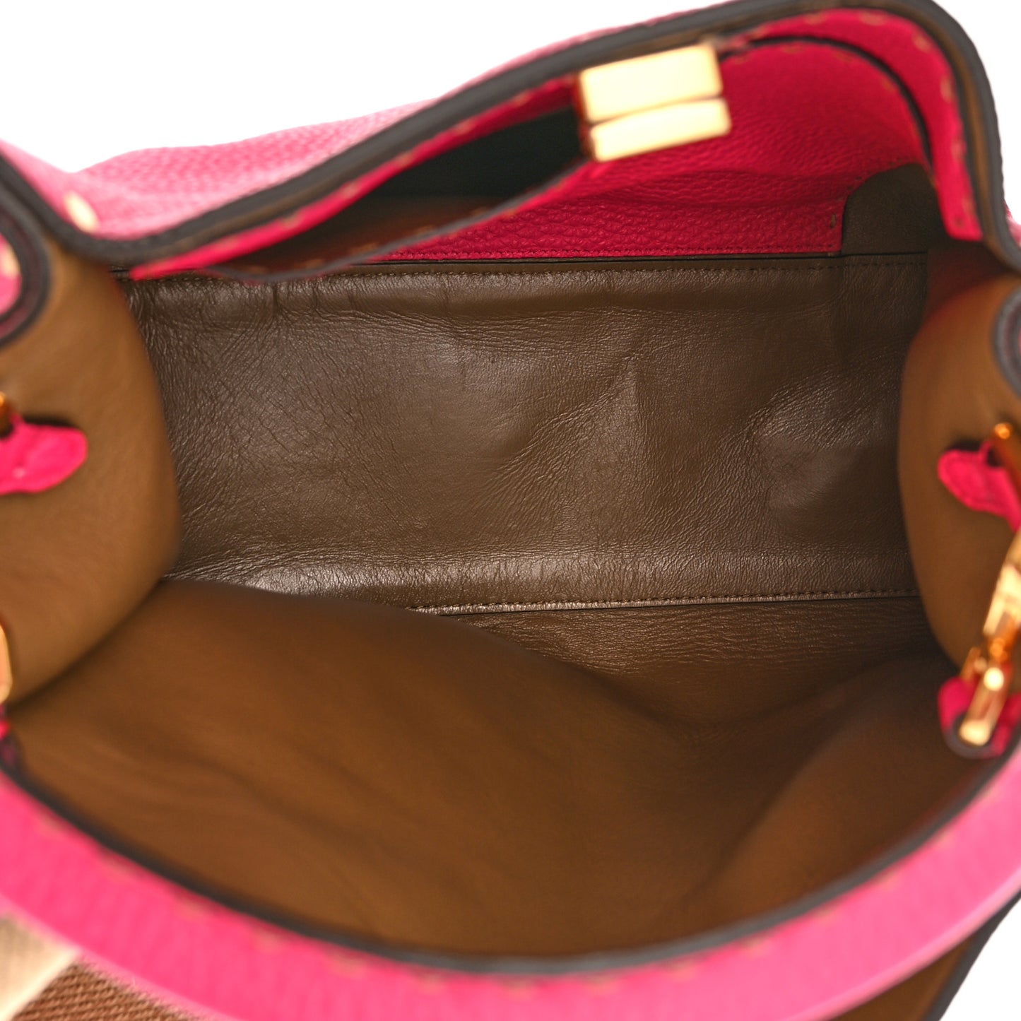 Cuoio Romano Selleria Medium Peekaboo X-Lite Fuxia