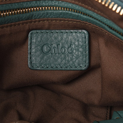 Chloe Calfskin Medium Marcie Satchel Emerald 6 of 8