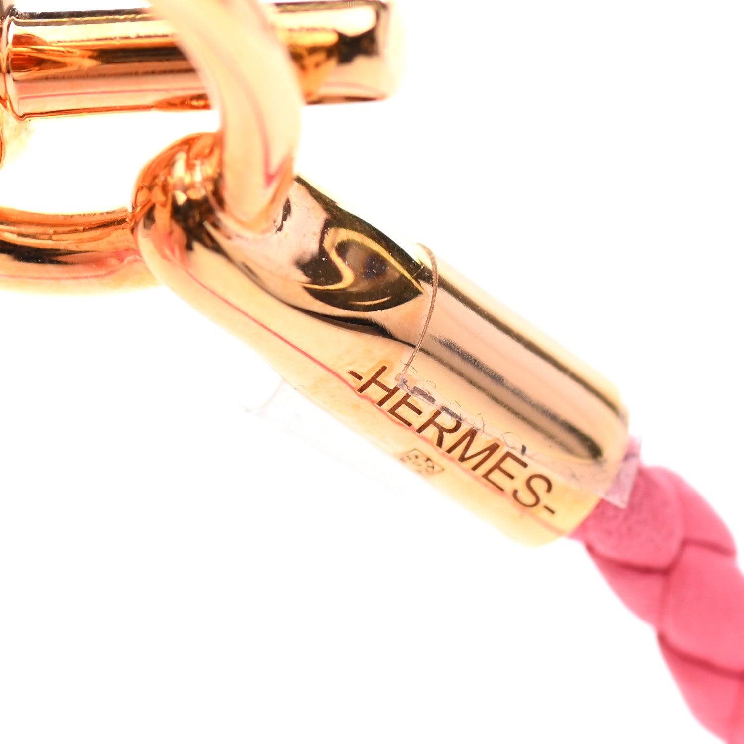 Hermes Swift Glenan Single Tour Bracelet T2 Rose Ete 4 of 5