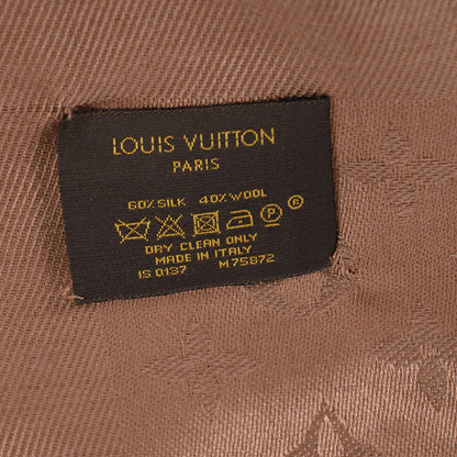 Louis Vuitton Silk Wool Monogram Shawl Dune 4 of 6