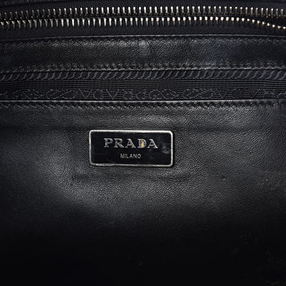 Prada Soft Calfskin Shopping Tote Black 6 of 14
