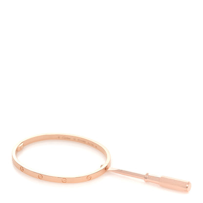 Cartier 18K Pink Gold Small LOVE Bracelet 16 4 of 5