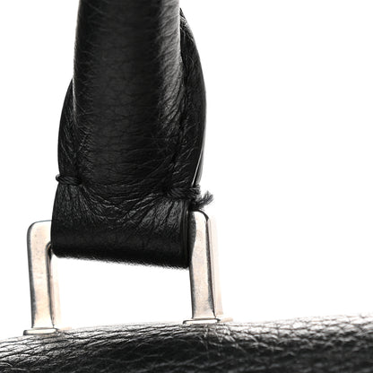 Celine Drummed Calfskin Suede Medium Trapeze Black 9 of 10