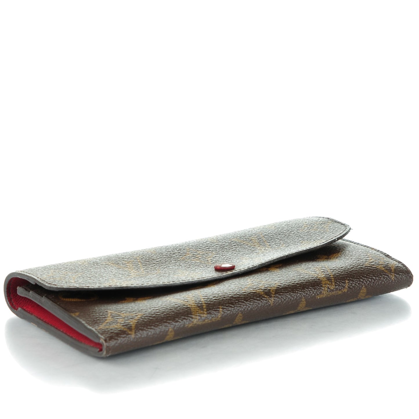 Monogram Emilie Wallet Red