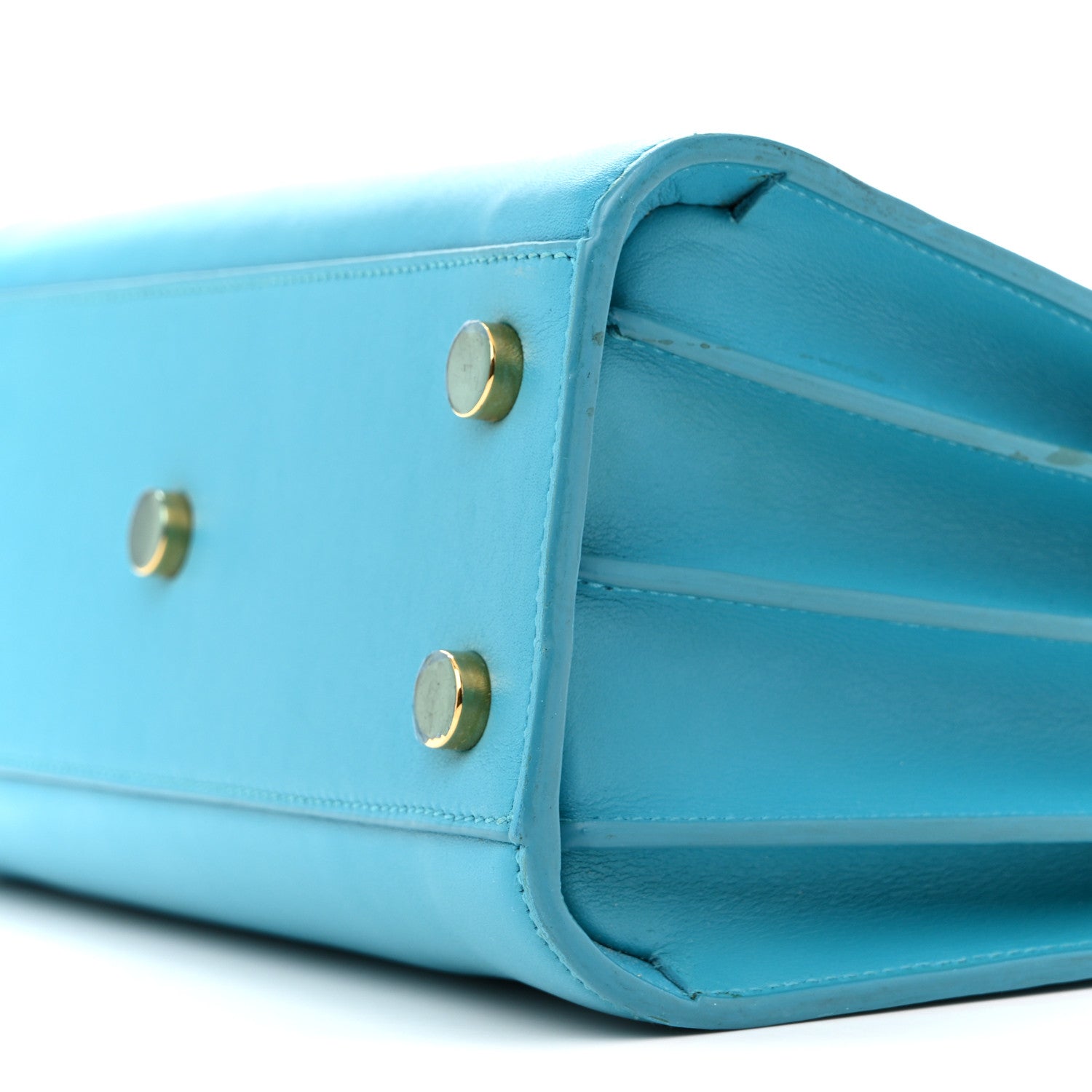 Saint Laurent Calfskin Nano Sac De Jour Turquoise 18 of 33