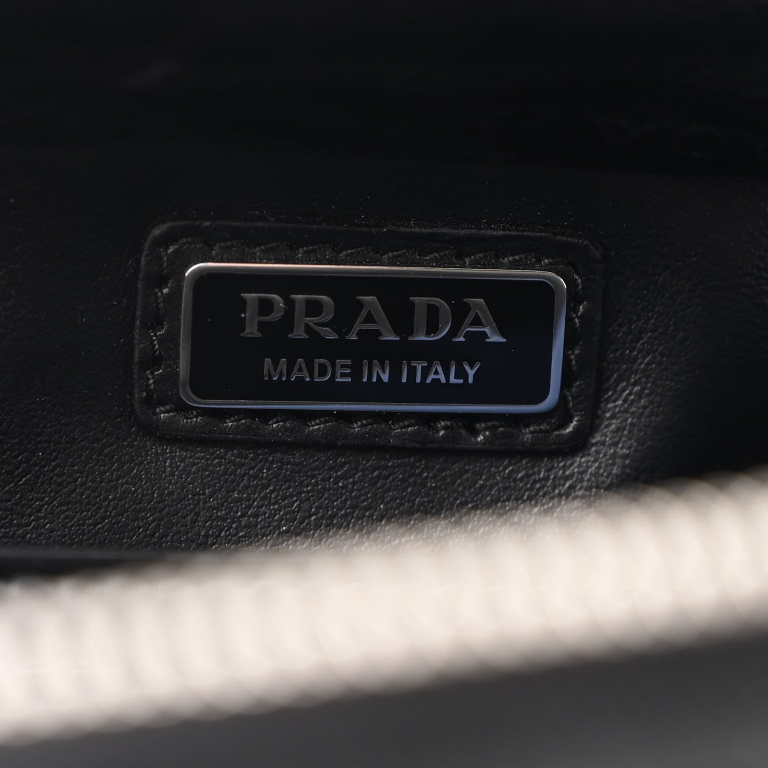 Prada Saffiano Travel Medium Brique Crossbody Bag Black 6 of 11