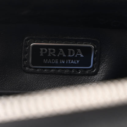 Prada Saffiano Travel Medium Brique Crossbody Bag Black 6 of 11