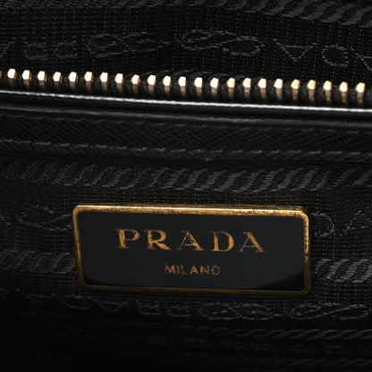 Prada Saffiano Small Galleria Double Zip Tote Black 6 of 15