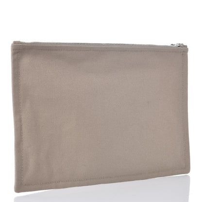 Hermes Toile Flat Yachting Pouch Gris Fonce 3 of 6