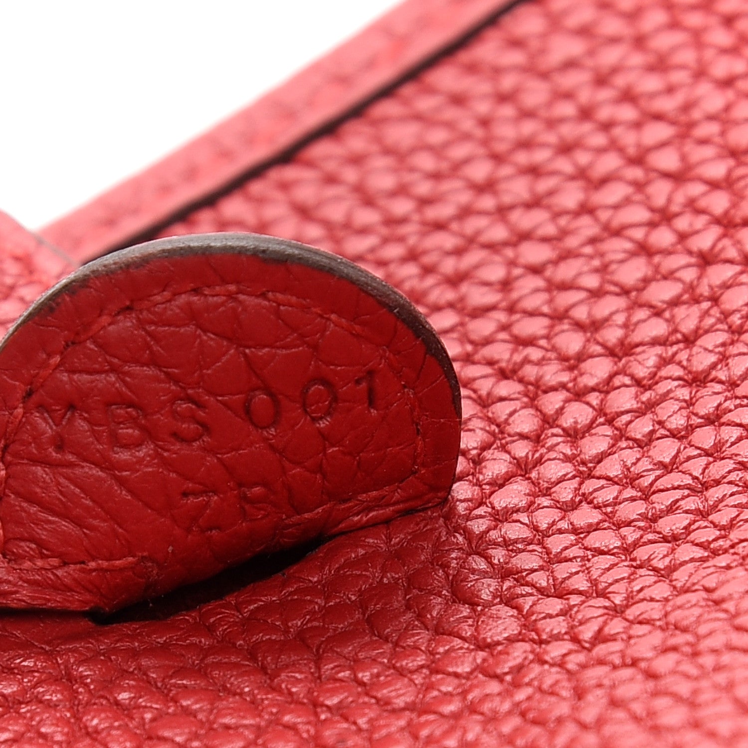 Hermes Taurillon Clemence Evelyne TPM Rouge Piment 7 of 9