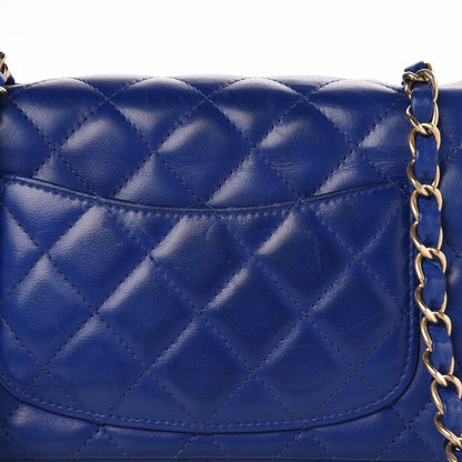 Chanel Lambskin Quilted Mini Rectangular Flap Blue 11 of 13