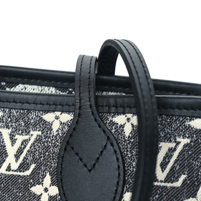 Louis Vuitton Denim Monogram Jacquard Neverfull MM Grey 11 of 11