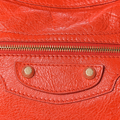 Balenciaga Agneau Giant 12 Gold Hardware City Rouge Coquelicot Rouge Braise 8 of 11