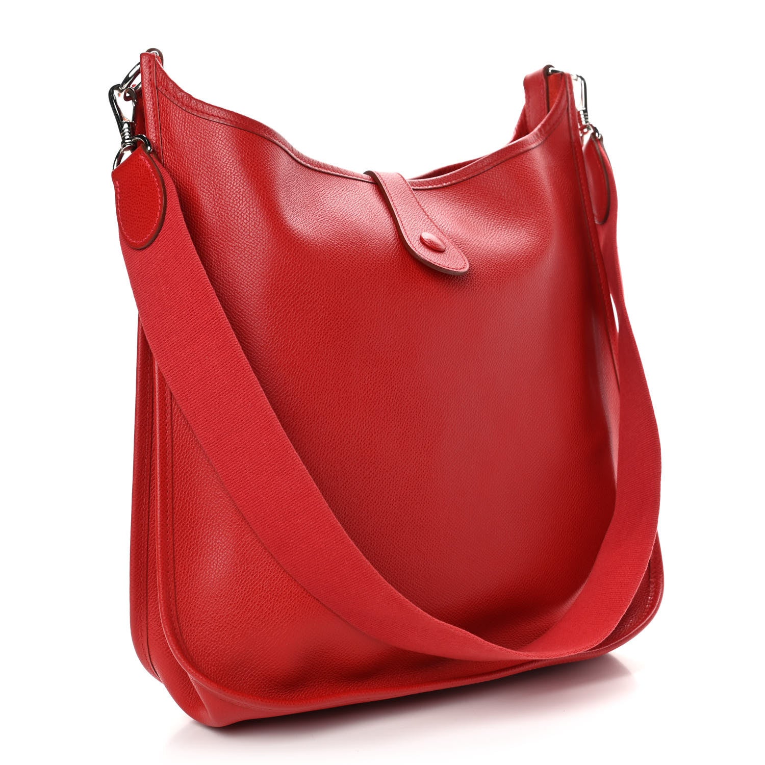 Hermes Courchevel Evelyne GM Rouge Vif 2 of 4