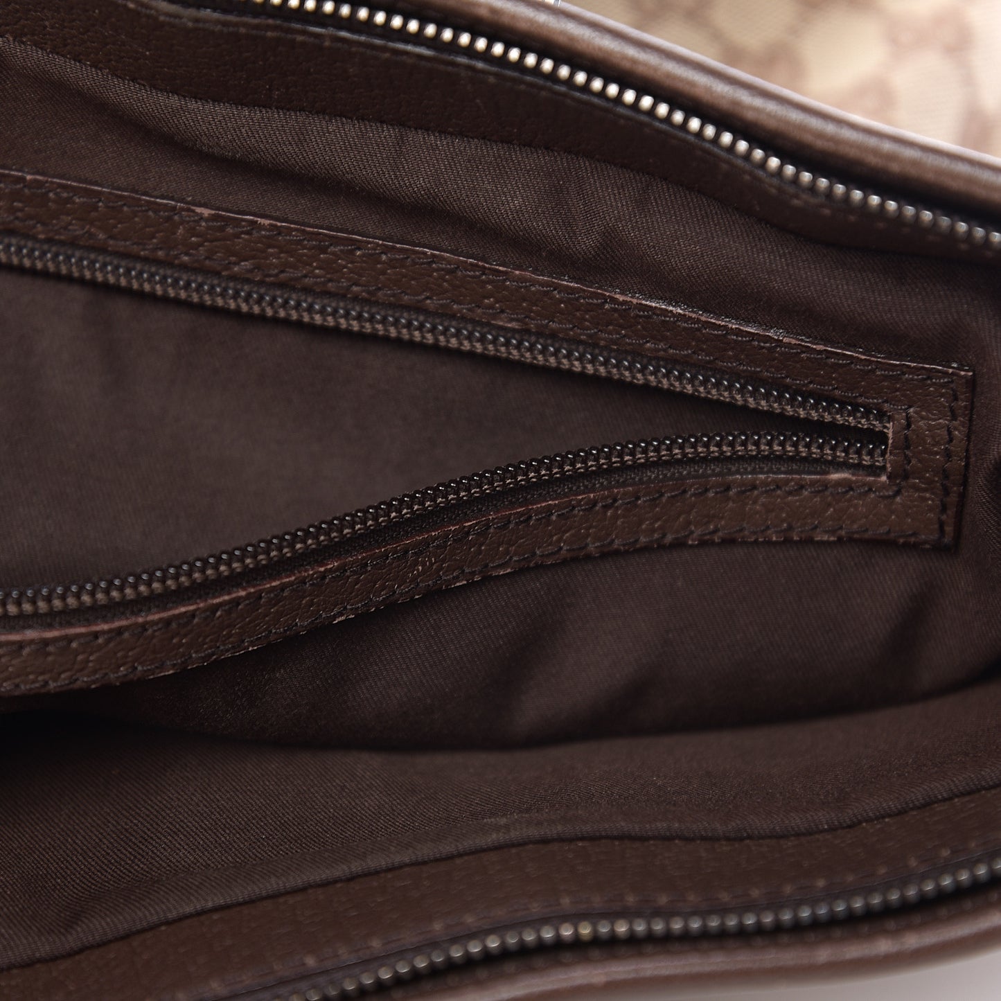 Monogram Web Large Joy Tote Dark Brown
