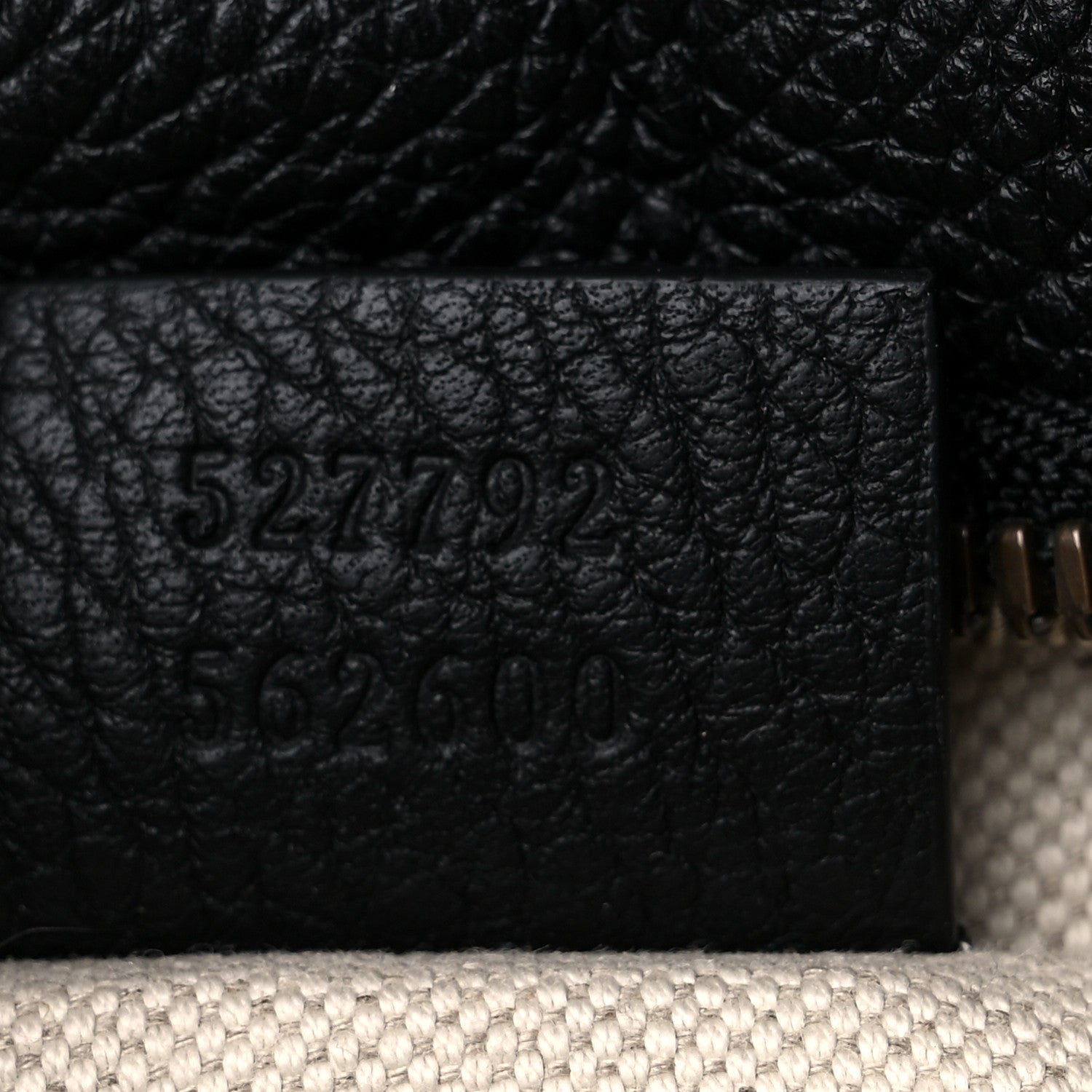 Gucci Grained Calfskin Small Logo Belt Bag Black 7 of 9