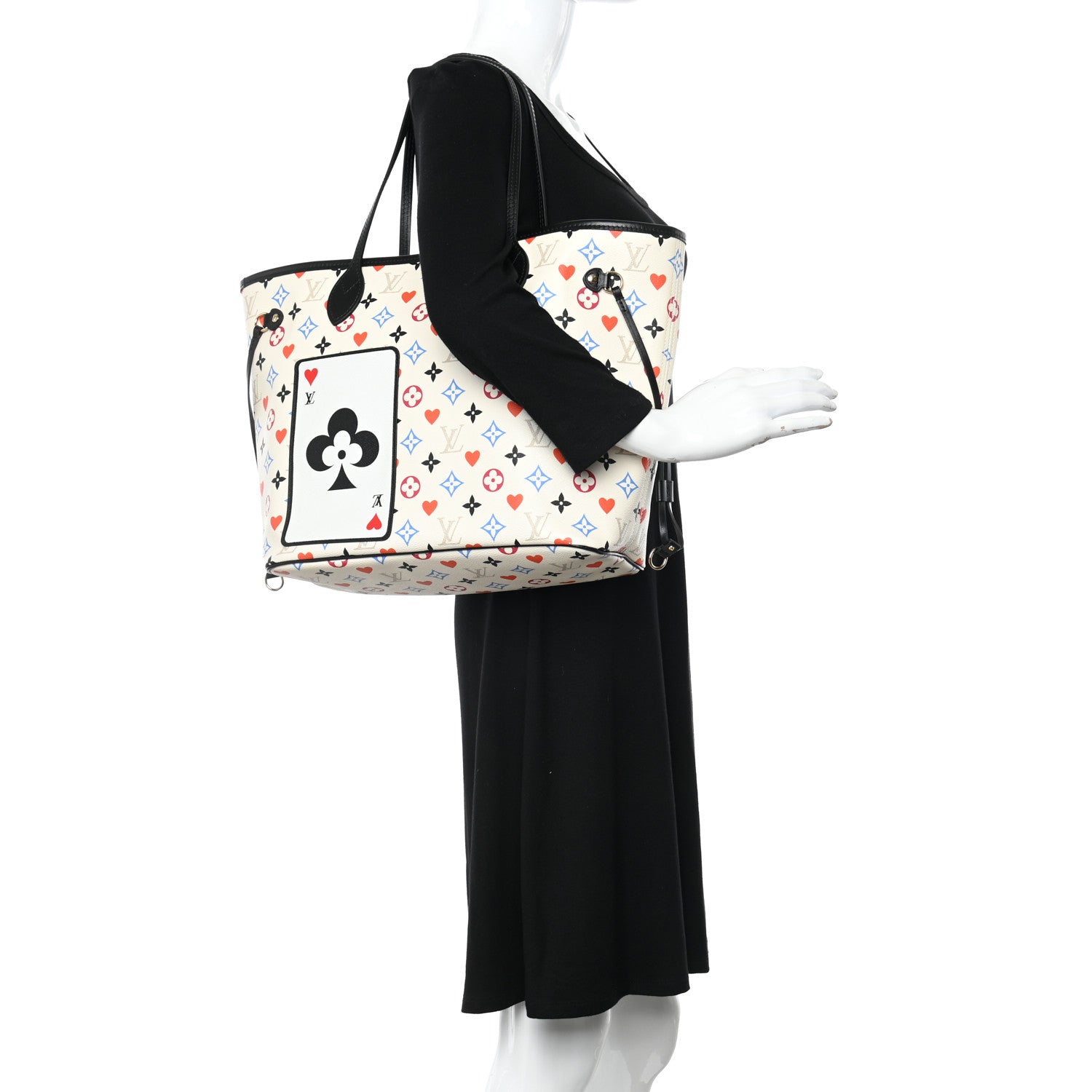 Louis Vuitton Game On Neverfull MM White 2 of 11