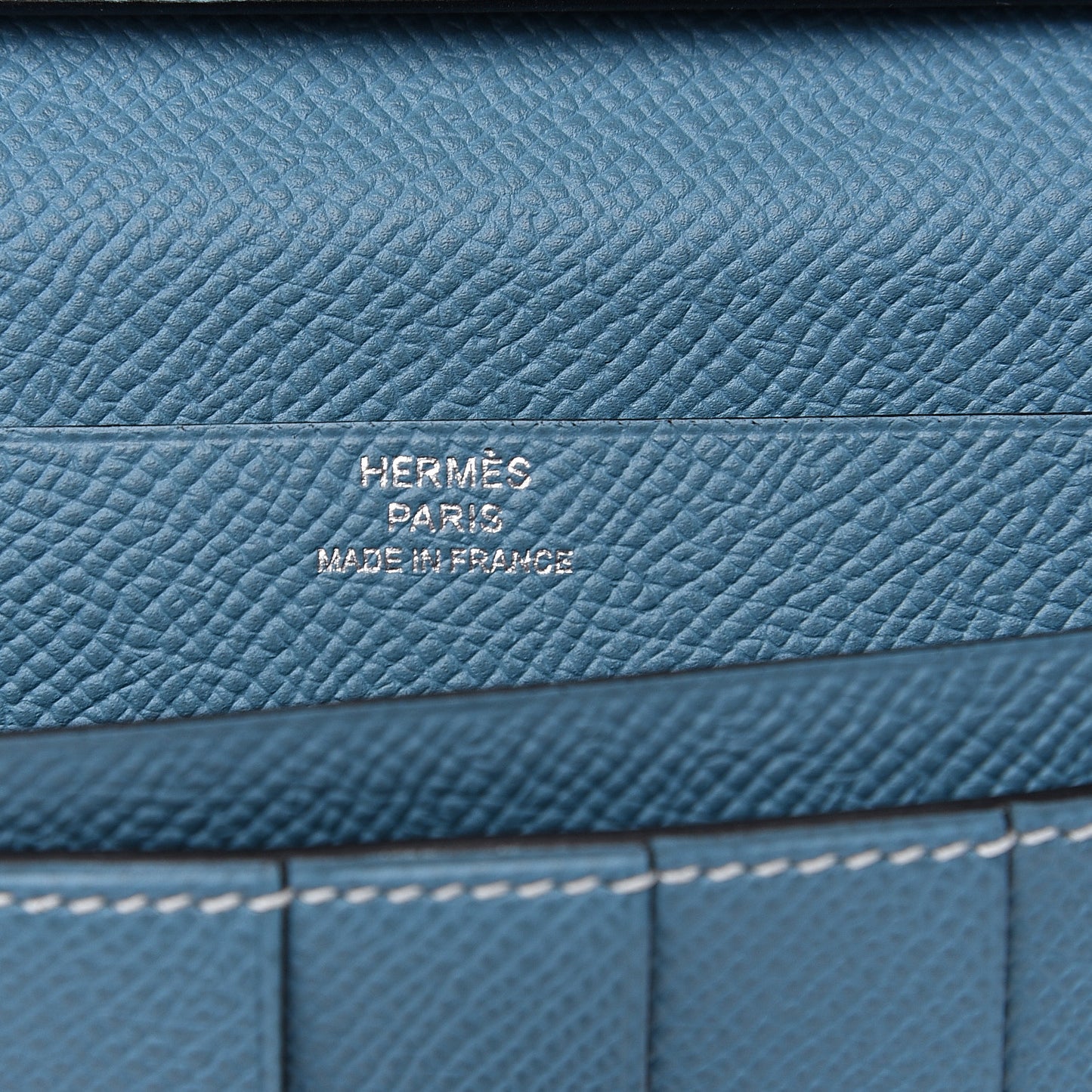 Epsom Bearn Gusset Wallet Blue Jean