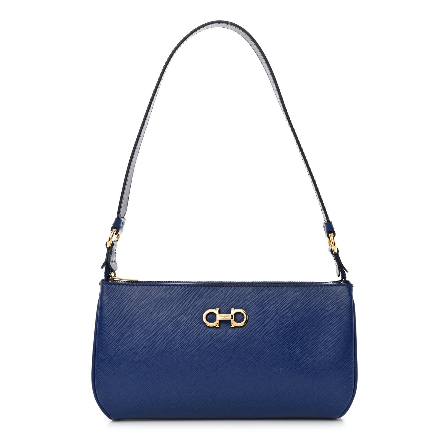 Calfskin Shoulder Bag Blue