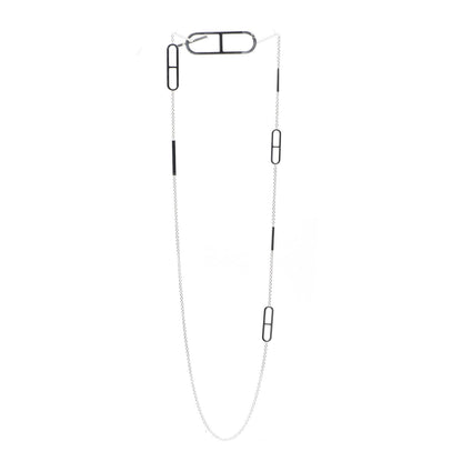 Hermes Sterling Silver Ever Chaine d'Ancre Long Necklace 2 of 5