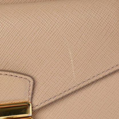 Prada Saffiano Lux Galleria Front Pocket Tote Sabbia 11 of 16