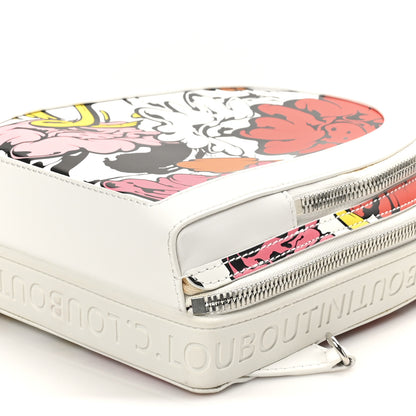 Christian Louboutin X SHUN SUDO Calfskin Button Flower Loubifunk Sling Bag White Multicolor 9 of 9