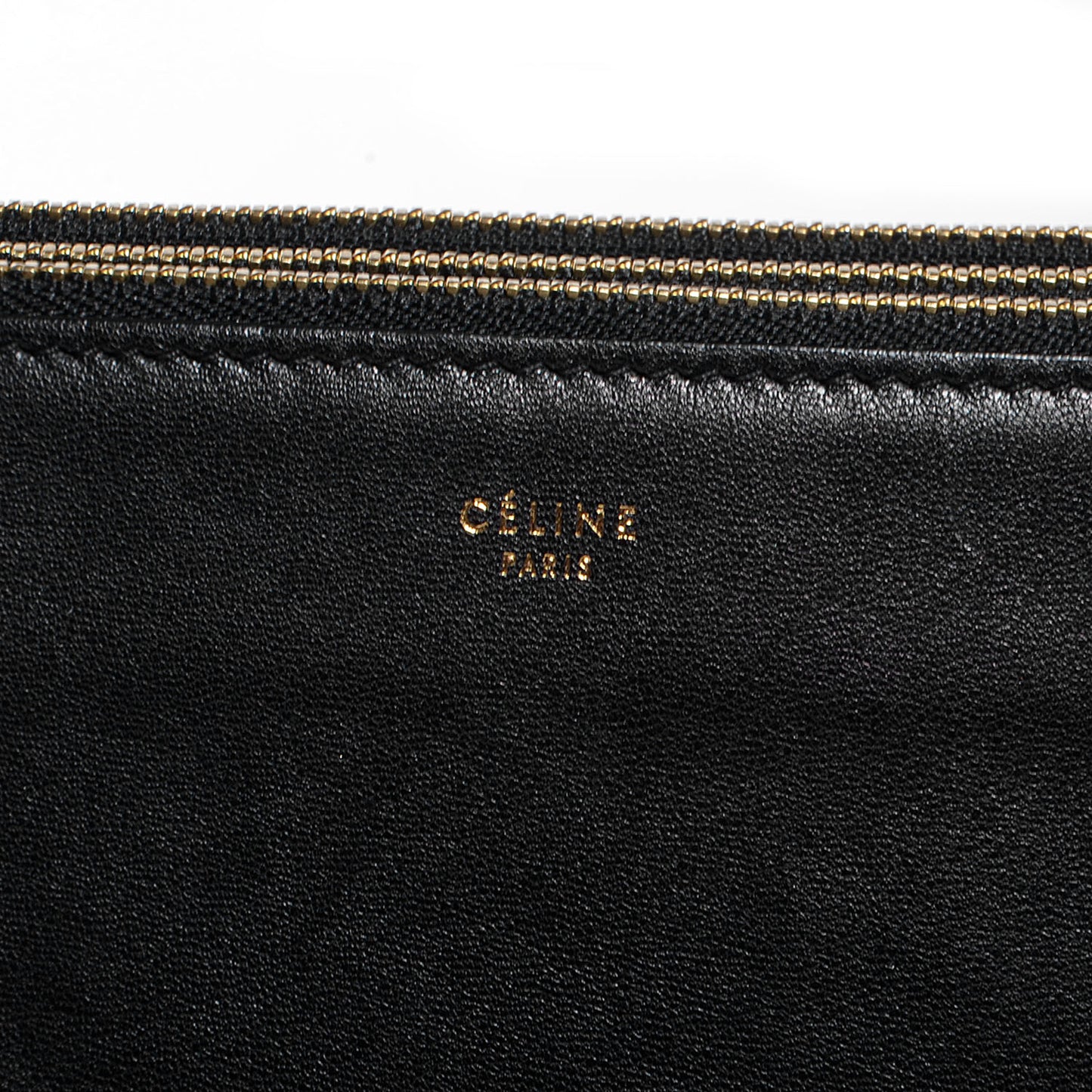 Lambskin Large Trio Crossbody Bag Black