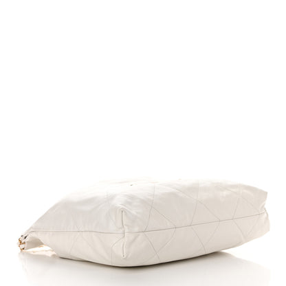 Chanel Shiny Calfskin Quilted Chanel 22 White 3 of 14