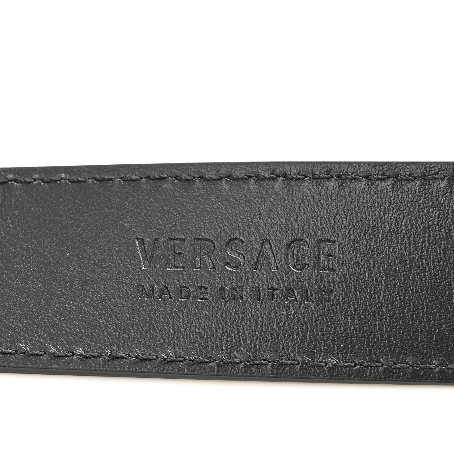 Versace Calfskin Tonal 3cm La Medusa Belt 90 36 Black 5 of 6