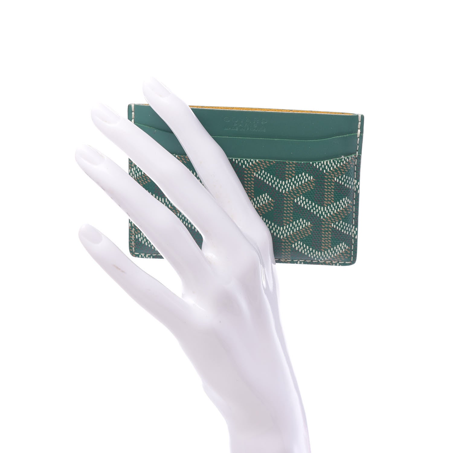 Goyard Goyardine Saint Sulpice Card Holder Green 2 of 6